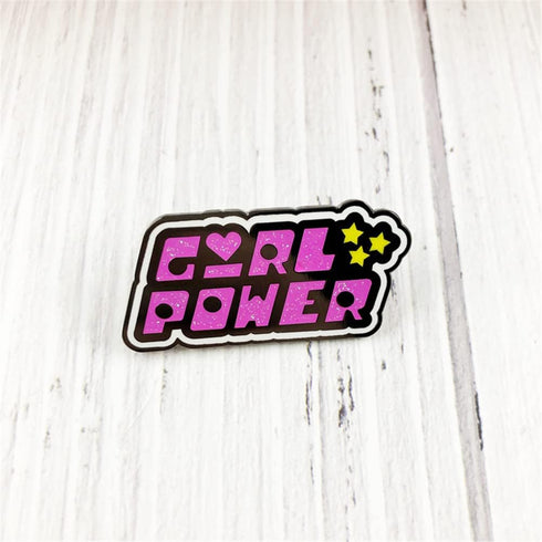 GIrl Power Enamel Pins Feminism Metal Cartoon Brooch Backpack Hat Bag Collar Lapel Badge Men Women Fashion Jewelry Gifts for Women Empowerment Bro...