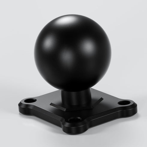 BRCOVAN 1.5'' Ball Mount Base with Aluminum Alloy 4-Hole AMPS Square Plate & 1.5'' TPU Ball Adapter Compatible with RAM Mounts C Size 1.5 Inch Bal...