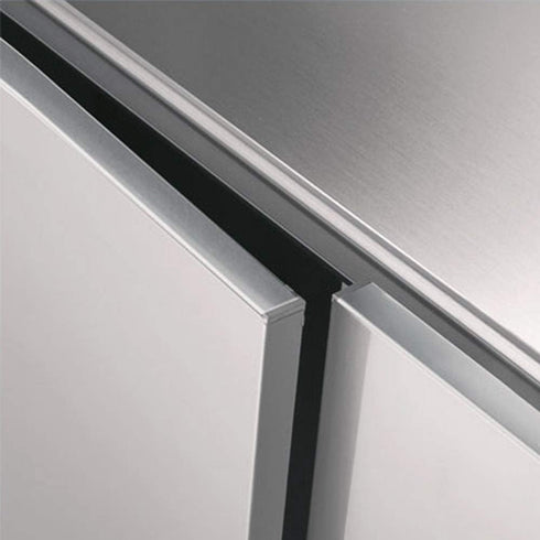 17.7''x197''Silver Wallpaper Stainless Steel Contact Paper Metallic Silver Peel and Stick Waterproof Removable Wallpaper for Kitchen Appliances Co...