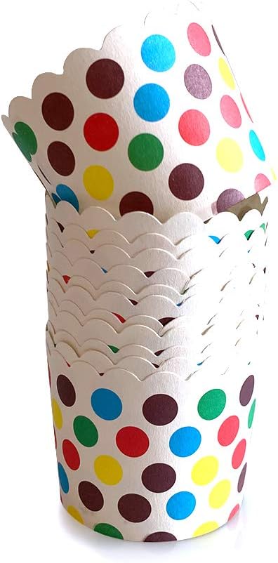 Large Paper Cake Baking Cup Cupcake Muffin Cases diameter 6cm,Set of 100...