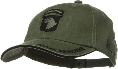 NEW 101st Airborne Division Green Low Profile Cap, Adjustable...