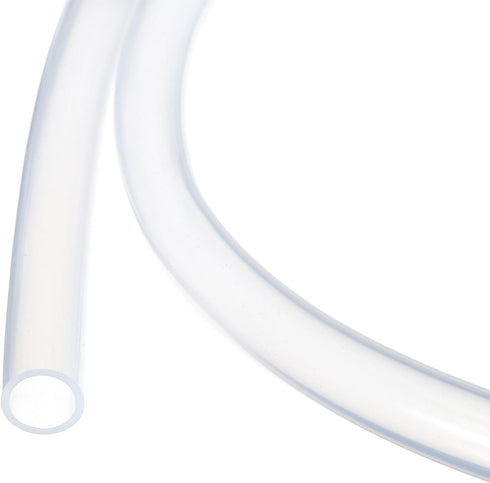10ft 1/2" ID x 5/8" OD Silicone Tubing Clear 12.7mm x 15.9mm Industrial Plastic Tubing Pure Silicone Hoses for Pump Siphoning Draining Irrigation ...