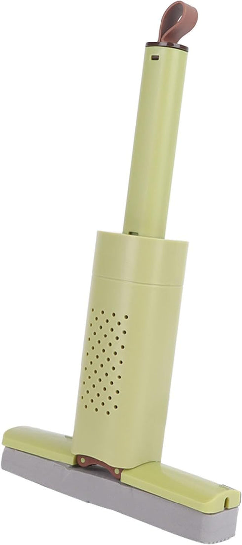 Short Mop Damp Duster Hands Mini Mop Cleaning Portable Mop Self Squeeze Small Mop for Blinds Vents Mirrors and Desk...