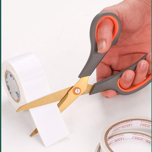 All Purpose Non-Stick Scissors, 8" Teflon Coating Stainless Steel Scissors Fabric Sewing Scissors DIY Craft Shears SoftGrip Sharp Cutter for Home ...