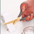 All Purpose Non-Stick Scissors, 8" Teflon Coating Stainless Steel Scissors Fabric Sewing Scissors DIY Craft Shears SoftGrip Sharp Cutter for Home ...