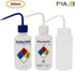 ULAB Scientific Wash Bottle Set, 1 of Each for Self-Venting Safety Wash Bottles of Distilled Water and Ethyl Alcohol, Vol.500ml, LDPE Material, 1p...