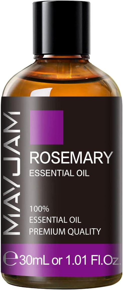 Rosemary Essential Oil 30ML/1.01FL.OZ, MAYJAM Premium Rosemary Oil Essential Oils with Glass Dropper, Great for Aromatherapy Diffuser and Candle M...