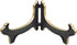 Artliving Display Stand Easel Bowl Stands for Display Large Deep Bowls, Platters and Deep Dishes Black Gold...
