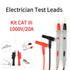 Multimeter Test Leads Universal Cable AC DC 1000V 20A 10A CAT III Measuring Probes Pen for Multi-Meter Tester Wire Tips...