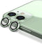 CloudValley Camera Lens Protector for iphone 12/12 Mini / 11, Tempered Glass Film, Aluminum Alloy Screen Cover, 2 Pack Green, with Cleaning Kit...