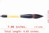 Hbasyp Chinese Traditional Calligraphy Brush/Chinese Calligraphy Watercolor Sumi Drawing Brush-Large brush (5-Count)...