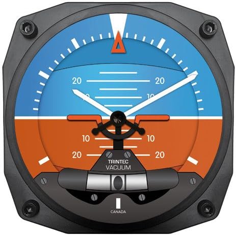 Trintec Series 2060 NV 2063 Artificial Horizon 6.5" Clock...