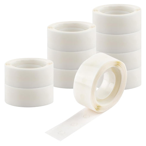3000PCS Point Dots Balloon Glue Removable Adhesive Point Tape,10Rolls Double Sided Dots Stickers for Craft Wedding Decoration,Ultra Thin Adhesive ...