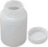 Bettomshin 5Pcs 100ml PE Plastic(Food Grade) Bottles, Wide Mouth Lab Reagent Bottle Liquid/Solid Sample Seal Sample Storage Container with Graduat...