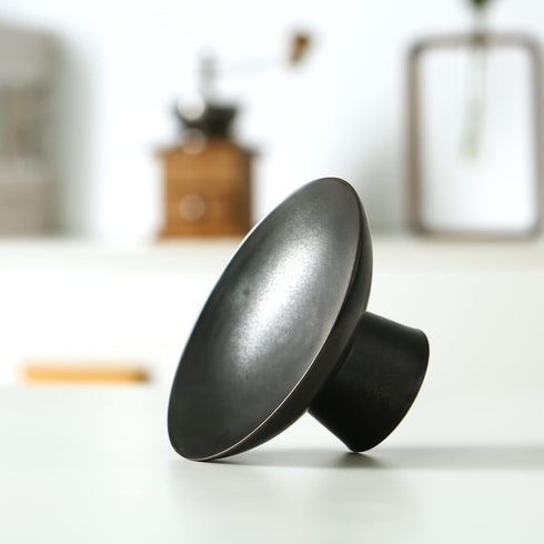 Porcelain Footed Bowl,Small Cute Snack Bowl for Ice Cream Dessert, Miso Soup, Side Dishes, Condiment (Black)...