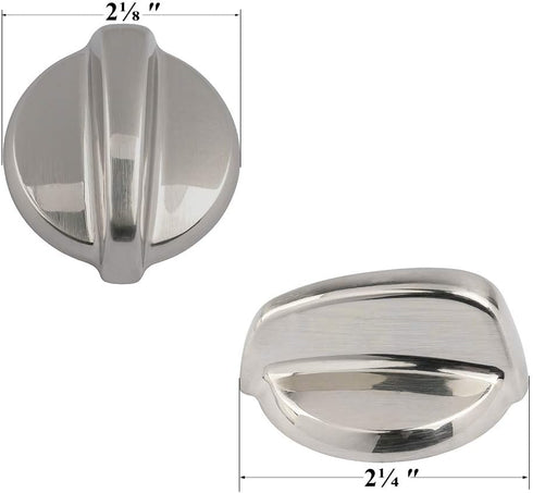 Upgraded Lifetime Appliance 5 x WB03T10284 Knob Compatible with General Electric Stove/Range