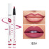 YUANLI Lip Stain Marker Pen, Lip Liner and Lipstick 2 in 1, Long Lasting Waterproof Matte Lip Tint Stain for Women, Hydrating and Waterproof 24 Ho...