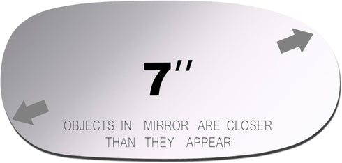 Mirror Glass fit for 1997 1998 1999 2000 2001 2002 2003 2004 Chevy Corvette Passenger Right Side Mirror Glass RH No Backing Plate Convex Including...