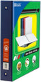 BAZIC 1.5" Blue 3-Ring View Binder w/2-Pockets...