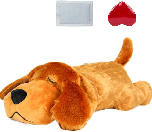 vocheer Puppy Heartbeat Toy, Dog Anxiety Relief Calming Aid Puppy Heartbeat Stuffed Animal Behavioral Training Sleep Aid Comfort Soother Plush Toy...