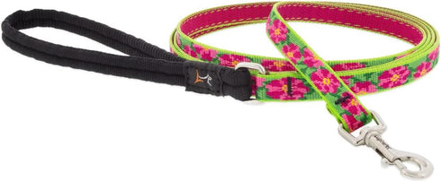 Lupine Leash 6-foot by 1/2" wide Petunias...