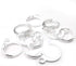 160 Pcs Round Hypoallergenic Lever Back Dangle Ear Wire With Open Loop French Hook for DIY Jewelry Making (Silver-12785)...
