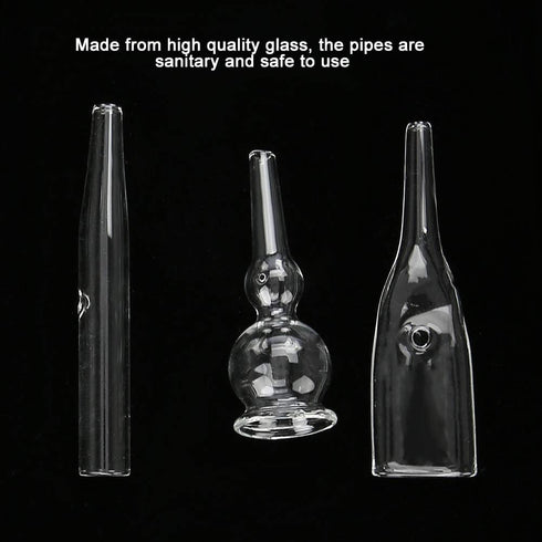 Vacuum Glass Tube, Blackhead Removal Pipes Set Facial Cleansers Whitehead Removing Pipe Kit Machine Accessories Device for Face Suction Pore Clean...