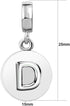 Initial A-Z Letter Alphabet Lucky Charm Womens Beads Charms Fits Pandora Charms Bracelets Valentine Mother Christmas Jewelry...