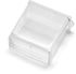 FASHEWELRY 20Pcs 1x1” Plastic Flip Top Seed Bead Small Storage Containers Diamond Painting Box Rectangle Transparent Box Organizers for 5D Embroid...