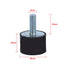 Rubber Mount Isolator, M8 M6 Anti Vibration Isolator, Electric Motor Mount Rubber Bushings, Rubber Mounts, Mechanical Vibration Damping Mounts, 4p...