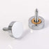 20 PCS Screw Covers Decorative Caps (Solid Construction) Mirror Screws Fasteners, 3/5" Diameter, Chrome...