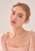 Daisy Flower Choker Necklace 14K Gold Plated Beaded Pearl Choker for Women Jewelry Gifts...