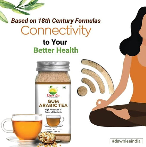 Dawn Lee Indian Gum Elixir - Gum Tea - Desi Gond - Elixir Indian Gum - Instant Drink - Natural - Herbs Blend- Strong Bones and Joints- Ayurved Res...