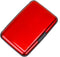 ELFISH Mini RFID Aluminum Wallet Credit Cards Holder Business Card Case Metal ID Case for Men Women (Red)...
