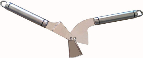 Best Garlic Press With Cleaning Brush - Solid 18/10 Stainless Steel Garlic Crusher Mincer Ginger Tools...