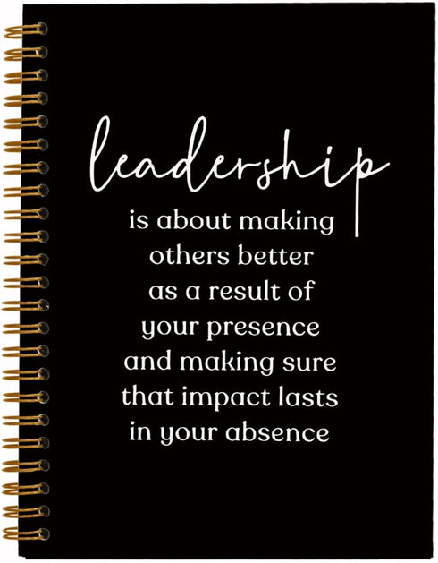 Leadership Definition Notebook Journal for Work Office School,Best Leader Gifts,Employee Gift for Boss,Appreciation Gift for Leader,Thank You Gift...