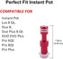Original Float Valve for Instant Pot Pro 6 Qt 8Qt, Pro Plus, Duo Evo Plus 60, Lux 8 Qt, Duo 8, Duo Plus 8 Qt Replacement Float Valve for Instant P...