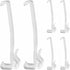 Valance Clips 6pcs 3-1/4'' Window Blinds Hidden Clip Clear Plastic for Horizontal Blinds Valance Retainer Holder...