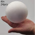 FFchuanhe 4 Inch 24 Pcs Craft Foam Ball. White Polystyrene Smooth Round Ball, for Arts and Crafts Supplies, School Project, Weddings, Easter, Hall...