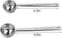 2 Pcs Coffee Scoop 18/8 Stainless Steel Measuring Coffee Spoon Set 1 Tablespoon (15ML) & 2 Tablespoon (30ML) Long Handle Spoons Metal Tablespoon f...