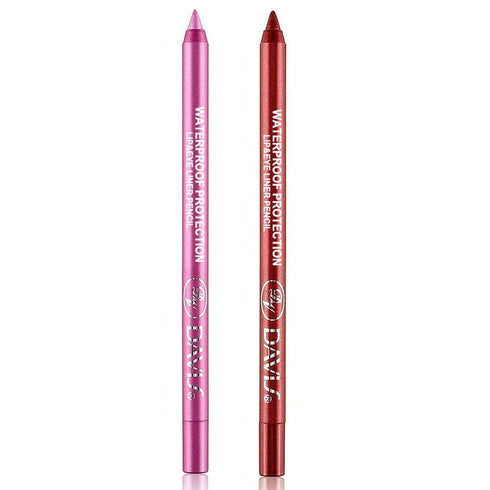 2 colors Eyeliner Pen, Eye Shadow Pencil, Pearl Eyeliner Kit Metallic Eyeliner Pencil Glitter Eyeliner for Women Eye&Lip Liner Professional Eye Ma...