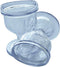 HealthAndYoga™ ChillEyes Transparent Eye Wash Cups for Effective Eye Cleansing - with Storage Container - Eye Shaped Rim, Snug Fit (2 Pcs.)...