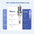 TORCH K5RTC Spark Plug Replace for CHAMPION RC14YC RC12YC, for Briggs & Stratton 496018S 491055 491055S 491055T 72347GS 72347 805015 M78543, for N...