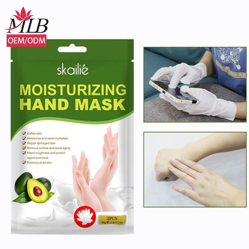 Moisturizing Hand Mask Gloves -Glycerin + Avacado Extract for Deep Moisturizing (Gloves 3pk), Beauty Gifts | Skincare Gifts | Skincare Party Favor...