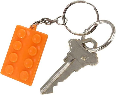 ArtCreativity Building Block Keychains, Set of 12, Fun Key Chains for Backpack, Purse, Luggage, or Pocket Book, Birthday Party Favors, Carnival Pa...
