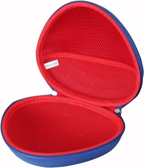 Hard Travel Case for iClever HS19 Kids Headphones (uter Blue + Inner Red)......