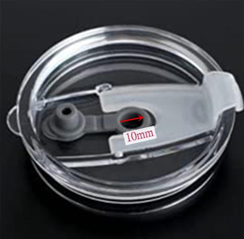 30oz Tumbler Lids Cover Replacement 4 Pack Spill proof Splash Resistant Travel Mug Lid Fits for 30oz YETI Rambler...