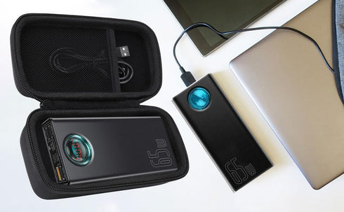 co2CREA Hard Case Replacement for Baseus 30000mAh Power Bank 65W Portable Laptop Charger Fast Charging Battery Pack, Black Case......