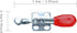 4PCS Toggle Clamp 201A Hand Tool 60 lbs / 27kg Holding Capacity Antislip Horizontal Quick Release Tool...