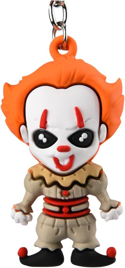 CEMMY XU Women Men Halloween Keychain Horror Movie Keychains Small Bell for Party Favor...